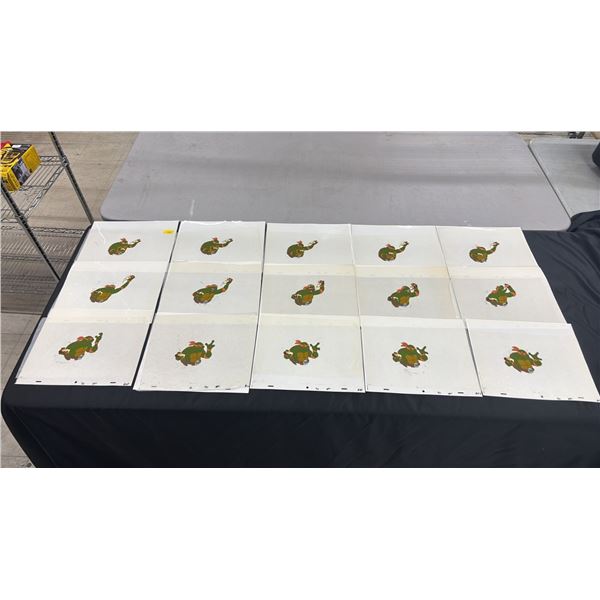 COLLECTION OF VINTAGE "TEENAGE MUTANT NINJA TURTLES" ANIMATION CELS