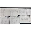 Image 3 : FOLDER OF ASSORTED VINTAGE "TEENAGE MUTANT NINJA TURTLES" CHARACTER MODEL STUDIES