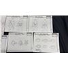 Image 4 : FOLDER OF ASSORTED VINTAGE "TEENAGE MUTANT NINJA TURTLES" CHARACTER MODEL STUDIES
