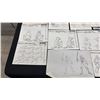 Image 5 : FOLDER OF ASSORTED VINTAGE "TEENAGE MUTANT NINJA TURTLES" CHARACTER MODEL STUDIES