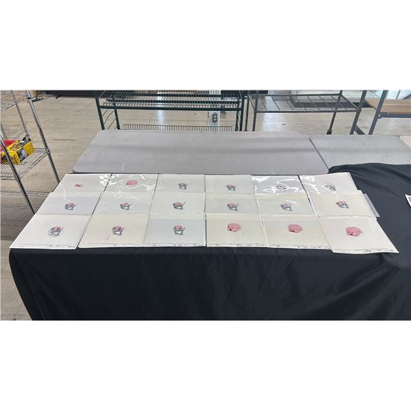 FOLDER OF ASSORTED VINTAGE "TEENAGE MUTANT NINJA TURTLES" KANG ANIMATION CELS