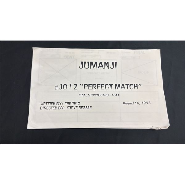 1996 "JUMANJI - PERFECT MATCH" ACT I ANIMATION STORYBOARD