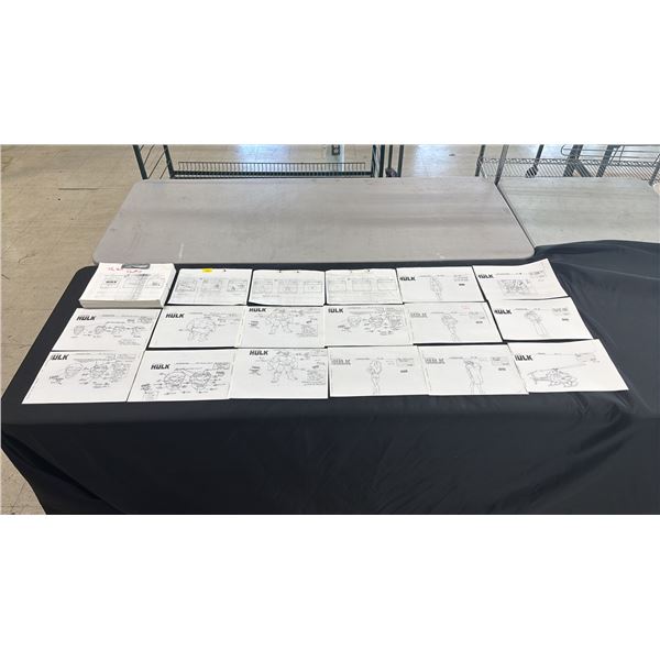 1996 MARVEL FILMS "THE INCREDIBLE HULK" EP. 13 "DARKNESS AND LIGHT, PART 3" ANIMATION STORYBOARD