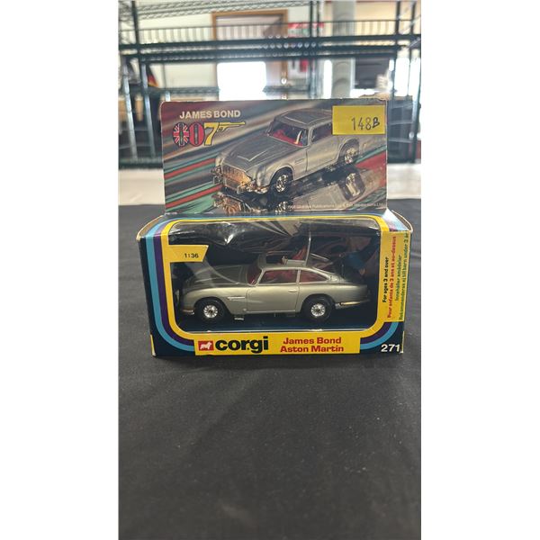 1977 DIECAST 1:36 SCALE JAMES BOND 007 ASTON MARTIN *IN ORIGINAL BOX*