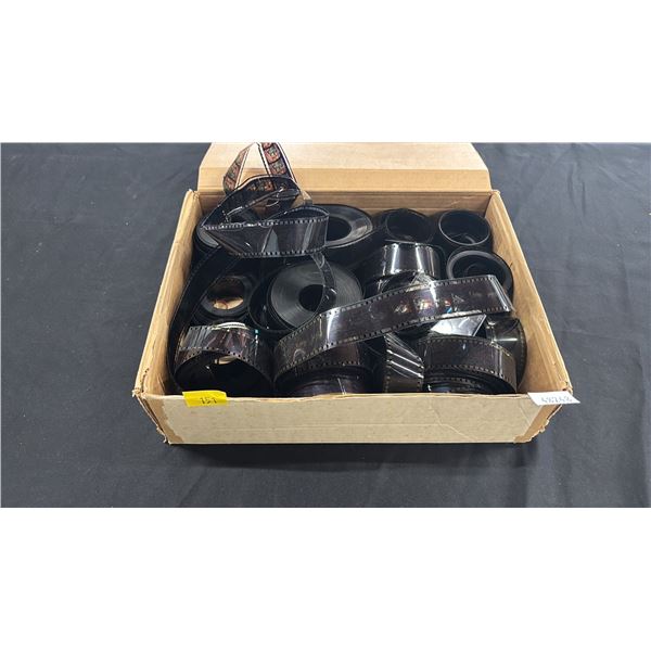 BOX OF ASSORTED VINTAGE ANIMATION FILM REELS: APPEARS TO BE "HELLO KITTY"
