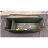 Image 3 : VINTAGE 28" WIDE METAL AMMUNITION BOX