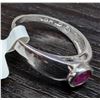 Image 2 : 10K (0.75G), GENUINE GEMSTONE BABY RING, SUGGESTED RETAIL VALUE $500: SMALLER THAN A SIZE 0