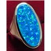 Image 1 : SILVER (9.5G), OPALITE RING, SUGGESTED RETAIL VALUE $250: SIZE 8