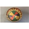 Image 3 : HAND WOVEN FIRST NATIONS BASKET WITH LID 10" X 3.5"