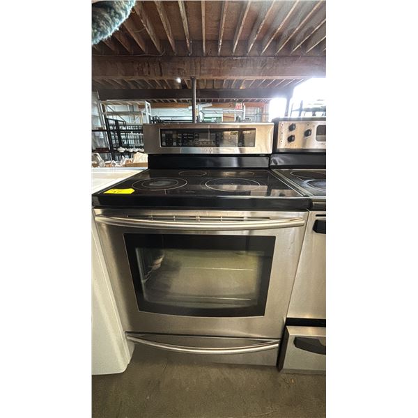 SAMSUNG 4 BURNER FLAT TOP RANGE WITH HYBRID CONVECTION OVEN