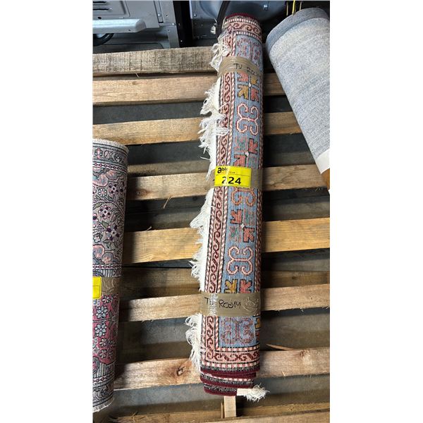 APPROX. 35.5" WIDE PATTERNED AREA RUG