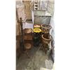 Image 1 : (7) ASSORTED WOOD PLANT STANDS