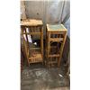 Image 5 : (7) ASSORTED WOOD PLANT STANDS