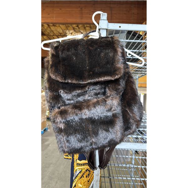 ISABELLA'S JOURNEY FUR BACKPACK PURSE