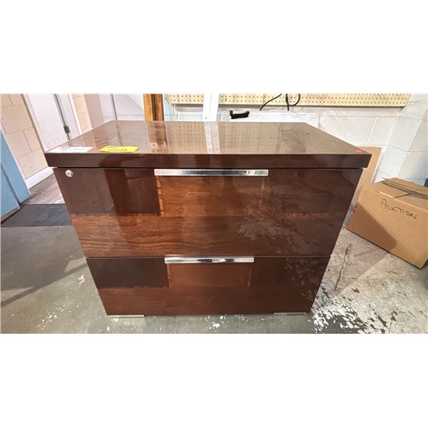 2-DRAWER LATERAL FILING CABINET WITH KEY