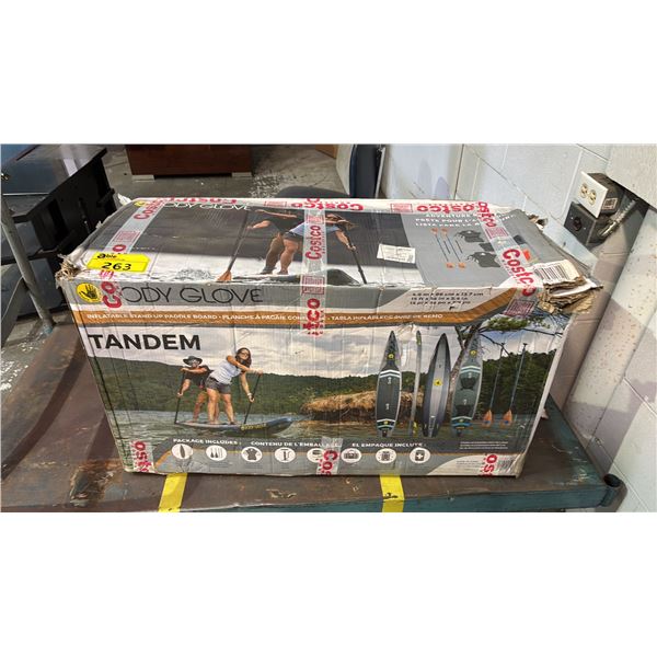 BODY GLOVE TANDEM INFLATABLE INFLATABLE STAND-UP PADDLE BOARD: *ACTIVE RECALL/MAY BE MISSING PARTS