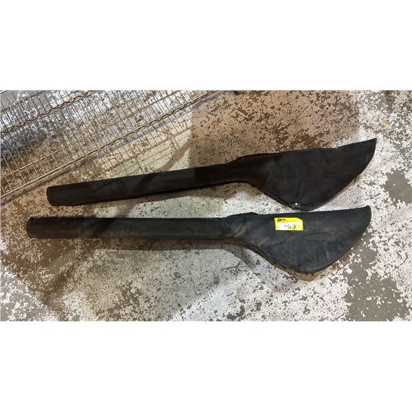 (2) SOFT SIDE FISHING ROD STORAGE CASES