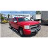 Image 1 : 2010 CHEVROLET SILVERADO 1500 LS, 4DR CREW CAB PU, RED, VIN 1GCSKREA8AZ209119,