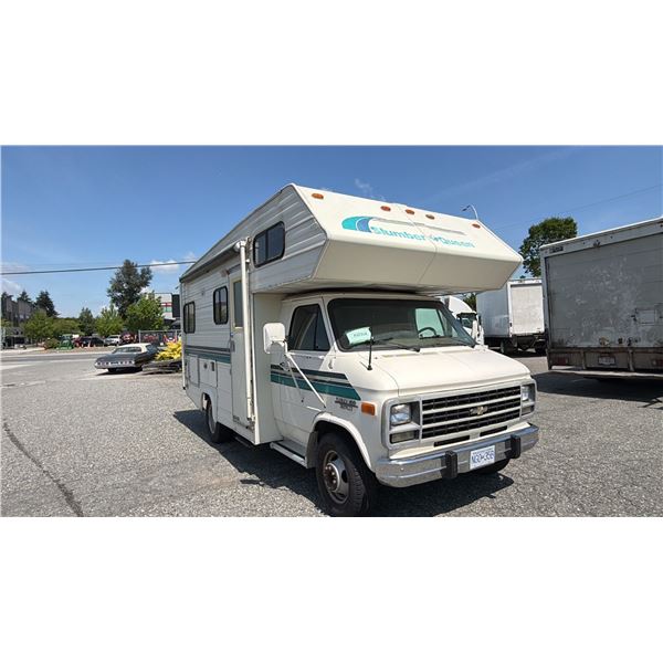 1995 CHEVROLET G-SERIES, MOTOR HOME, WHITE, VIN 1GBJG31K8SF159466,