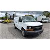 Image 1 : 2016 CHEVROLET EXPRESS, 3DR CARGO VAN, WHITE, VIN 1GCWGAFFXG1137426,