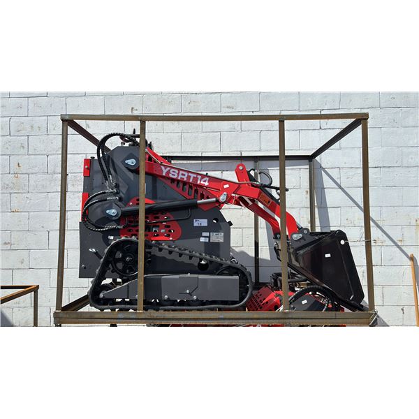 *NEW* AGT INDUSTRIAL YSRT14 MINI SKID STEER LOADER WITH BUCKET, KEYS & REPAIR TOOLBOX - 715 KG LOAD