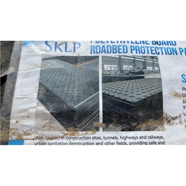 *NEW* PALLET OF SKLP SK-LJB12 POLYETHYLENE BOARD ROADBED PROTECTION PADS *MUST TAKE ALL ON PALLETS*