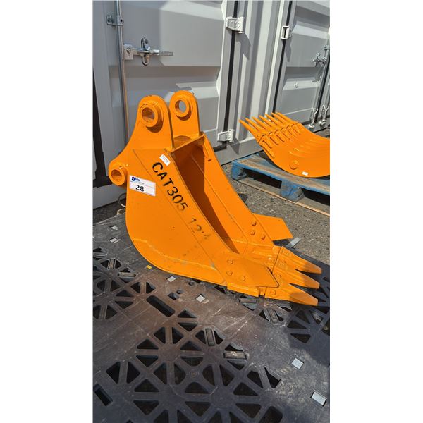 *NEW* GIYI HEAVY DUTY 12" CAT 305 MINI EXCAVATOR DIGGING BUCKET
