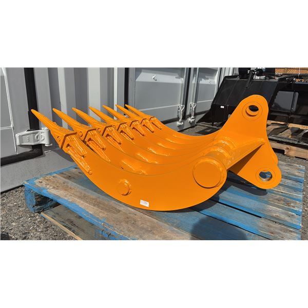 *NEW* GIYI 44" CAT 305 EXCAVATOR BRUSH RAKE ATTACHMENT