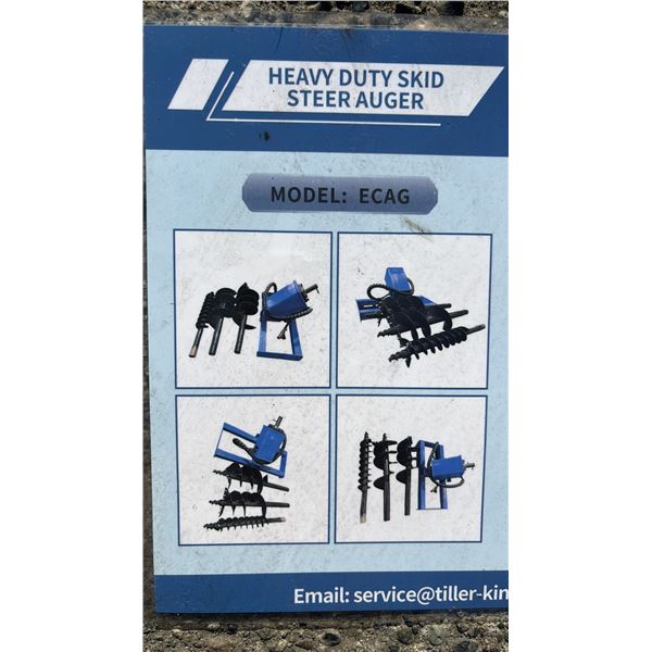 *NEW* AGT ECAG HEAVY DUTY SKID STEER AUGER ATTACHMENT