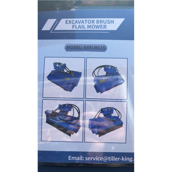 *NEW* AGT EXFLM115 EXCAVATOR BRUSH FLAIL MOWER