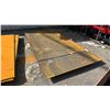 Image 2 : (2) LARGE 1/4" STEEL PLATES: 118.25" X 59.5"