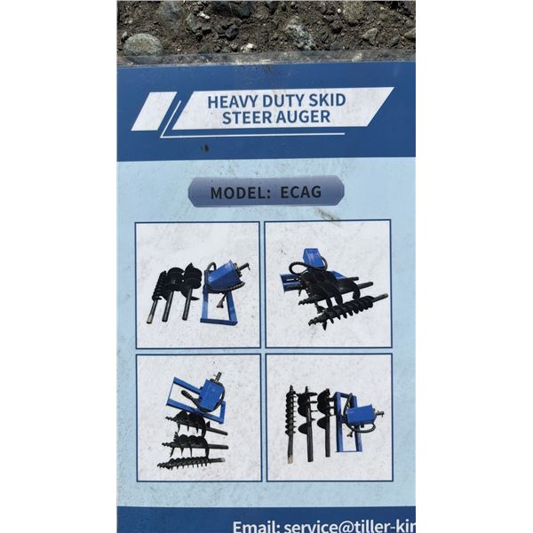 *NEW* AGT ECAG HEAVY DUTY SKID STEER AUGER ATTACHMENT