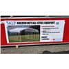 Image 3 : *NEW IN BOX* SKLP SK-SC40 40' X 20' X 14' ALL-STEEL CARPORT