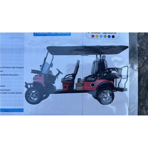 *NEW* GC42S OFF-ROAD REAR-WHEEL DRIVE GOLF CART - 4000W AC MOTOR/MAX SPEED 34KM