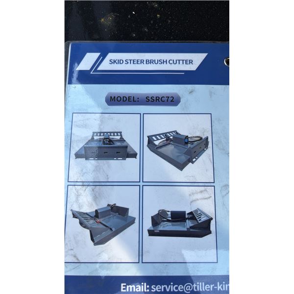 *NEW* MOWER KING SSRC SKID STEER BRUSH CUTTER ATTACHMENT