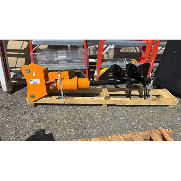 GIYI HEAVY DUTY EXCAVATOR AUGER ATTACHMENT