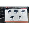 Image 1 : *NEW* AGROTK 5 PIECE EXCAVATOR ATTACHMENT SET: 250MM BUCKET, 600MM BUCKET, 500 MM RAKE, QUICK HITCH