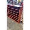 Image 2 : 46 CUBBY METAL STORAGE UNIT: 35.25"W X 45.75"T X 12"D