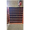 Image 3 : 46 CUBBY METAL STORAGE UNIT: 35.25"W X 45.75"T X 12"D
