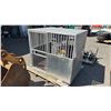 Image 3 : INDUSTRIAL GRADE 38"D X 42"T X 44.75"W METAL DOG CRATE WITH LOCK *NO KEY*