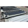 Image 1 : STACK OF 12' X 36.5" BLACK CORRUGATED STEEL SHEETS
