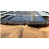 Image 3 : STACK OF 12' X 36.5" BLACK CORRUGATED STEEL SHEETS