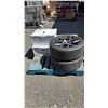 Image 1 : (2) EAGLE RSA2 245/45ZR20 TIRES WITH 5 BOLT METAL RIMS & (2) 20" 5-BOLT METAL RIMS