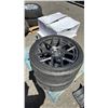 Image 2 : (2) EAGLE RSA2 245/45ZR20 TIRES WITH 5 BOLT METAL RIMS & (2) 20" 5-BOLT METAL RIMS