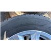 Image 3 : (4) NOKIAN 205/60 R16 96V XL TIRES WITH 5 BOLT METAL RIMS & (2) BRIDGESTONE  P205/60R16 TIRES