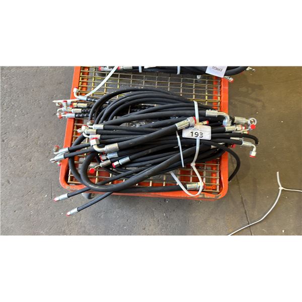 BUNDLE OF HIGH-PRESSURE MINI EXCAVATOR HYDRAULIC HOSES