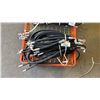 Image 1 : BUNDLE OF HIGH-PRESSURE MINI EXCAVATOR HYDRAULIC HOSES