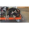 Image 2 : BUNDLE OF HIGH-PRESSURE MINI EXCAVATOR HYDRAULIC HOSES