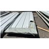 Image 2 : STACK OF 9'10" X 36.5" WHITE CORRUGATED STEEL SHEETS