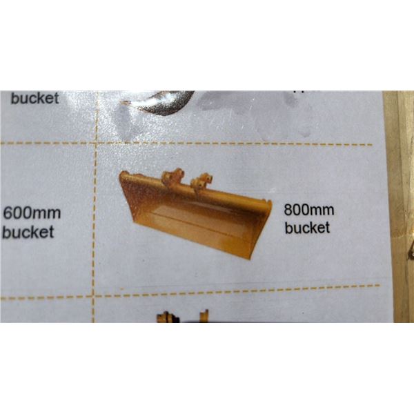 *NEW*  800MM BUCKET ATTACHMENT FOR A CAT 301 MINI EXCAVATOR